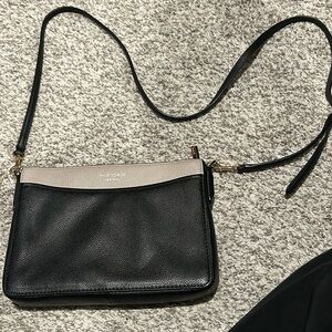 Kate Spade Elegant Black and Tan Crossbody Bag